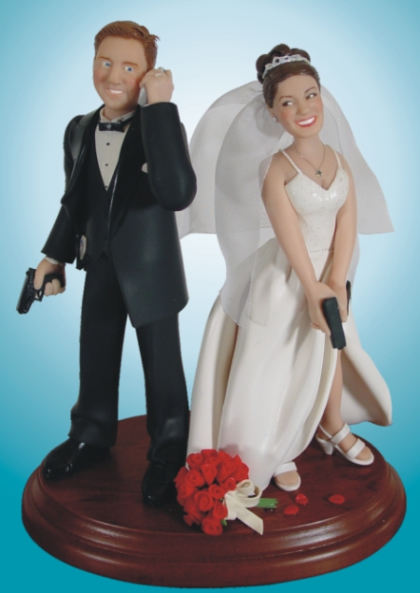 These cake toppers are works