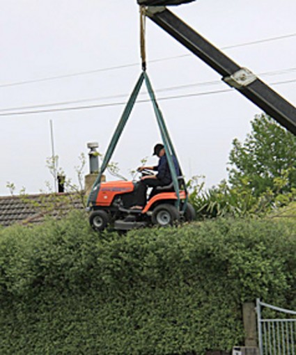hedge-mowing